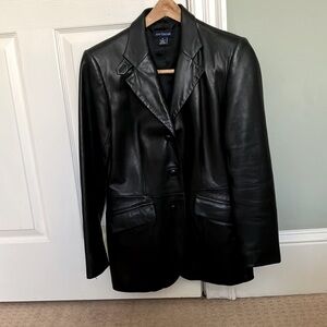 Women’s Black Leather Jacket